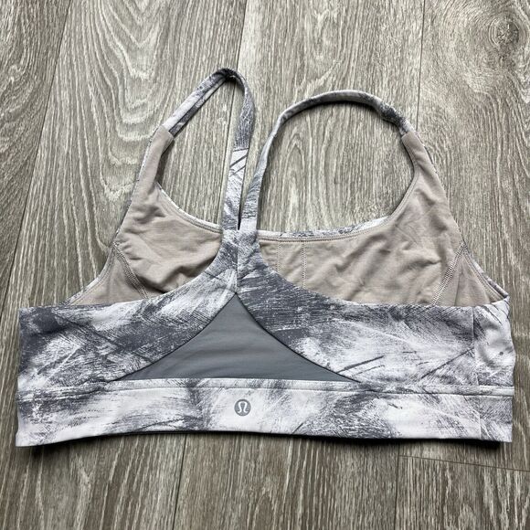 Lululemon Train Times Bra Breeze By White Light Size 12 **Missing bra cups - Picture 3 of 3